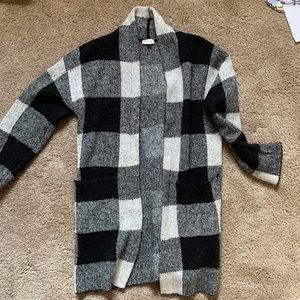 Hem and Thread oversized long  cardigan
